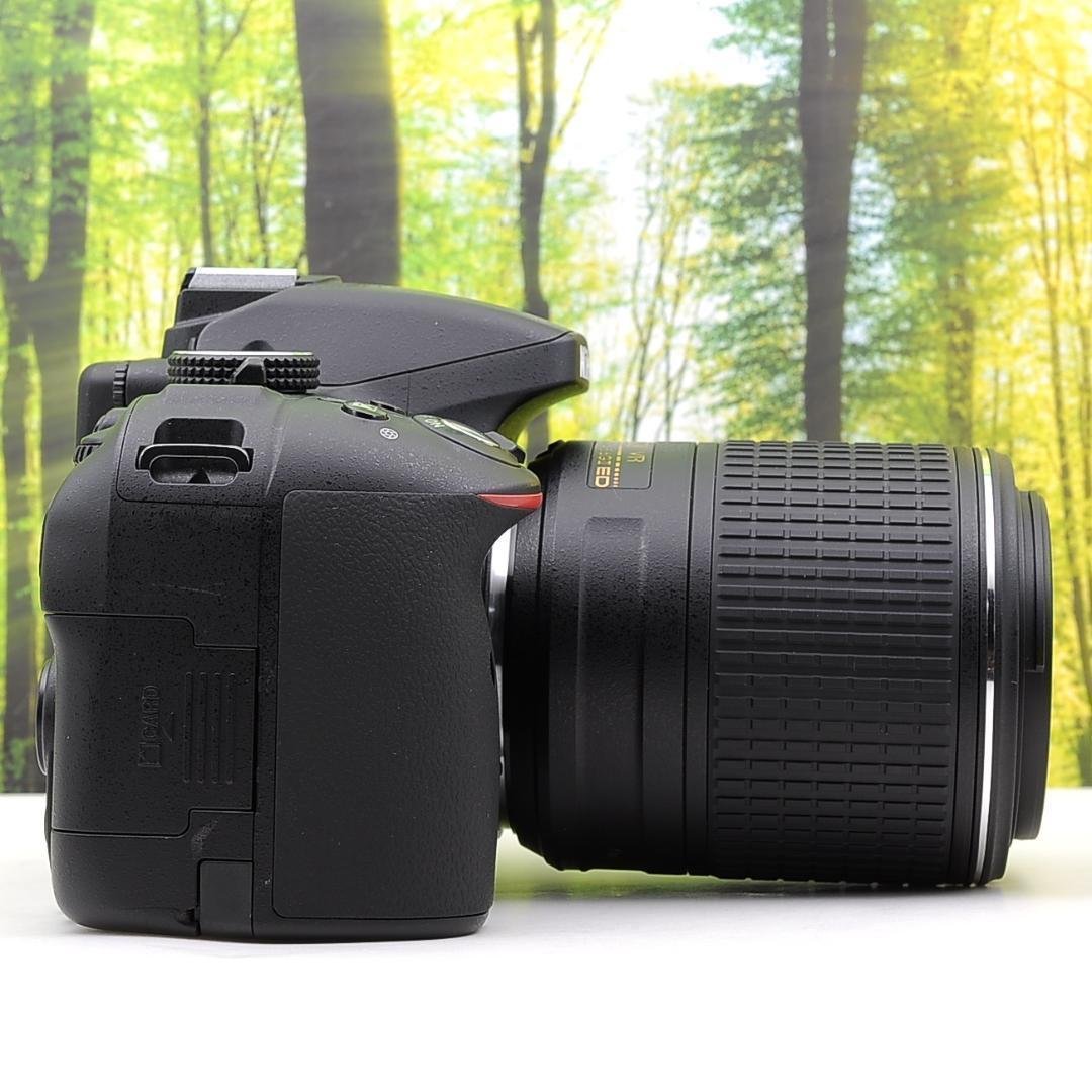 ショット数2665枚！WiFi機能付☆ニコン D5300 望遠レンズセット