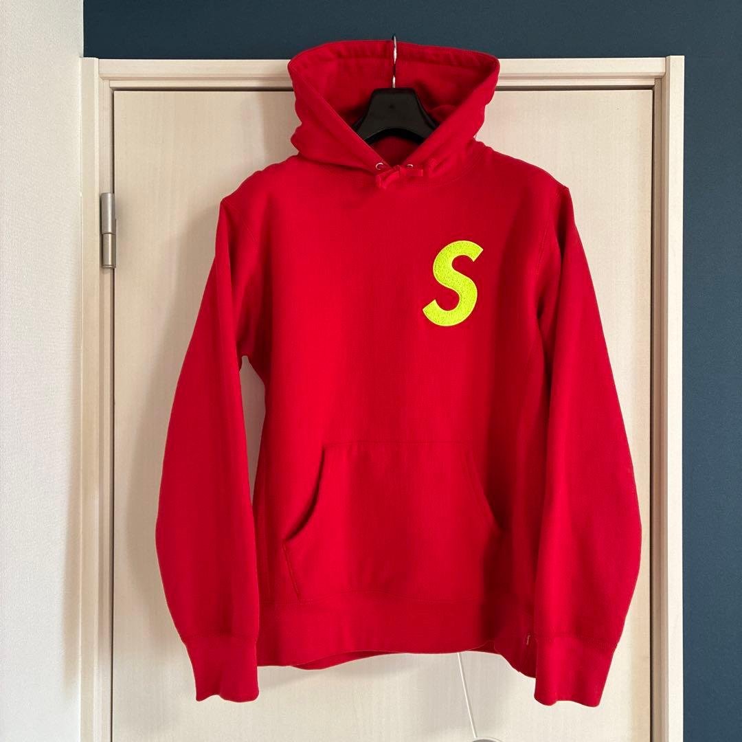 トップス Supreme S Logo Hooded Sweatshirt \"Red\"