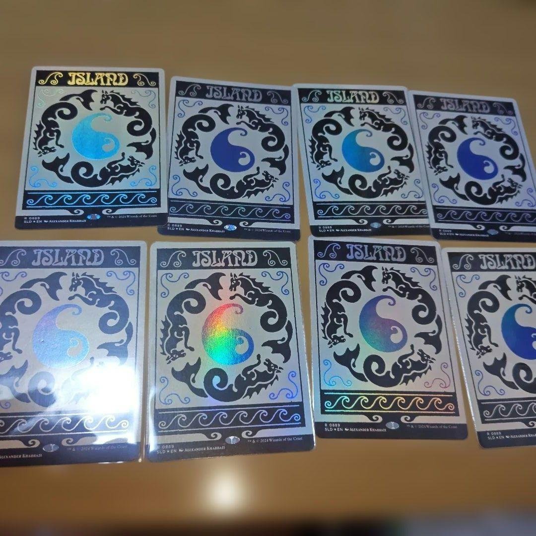MtG 島 Secret Lair SLD foil 英語 8枚セット＋おまけ 新品】【即納】【Foil Edition】マジック：ザ・ギャザリング Secret