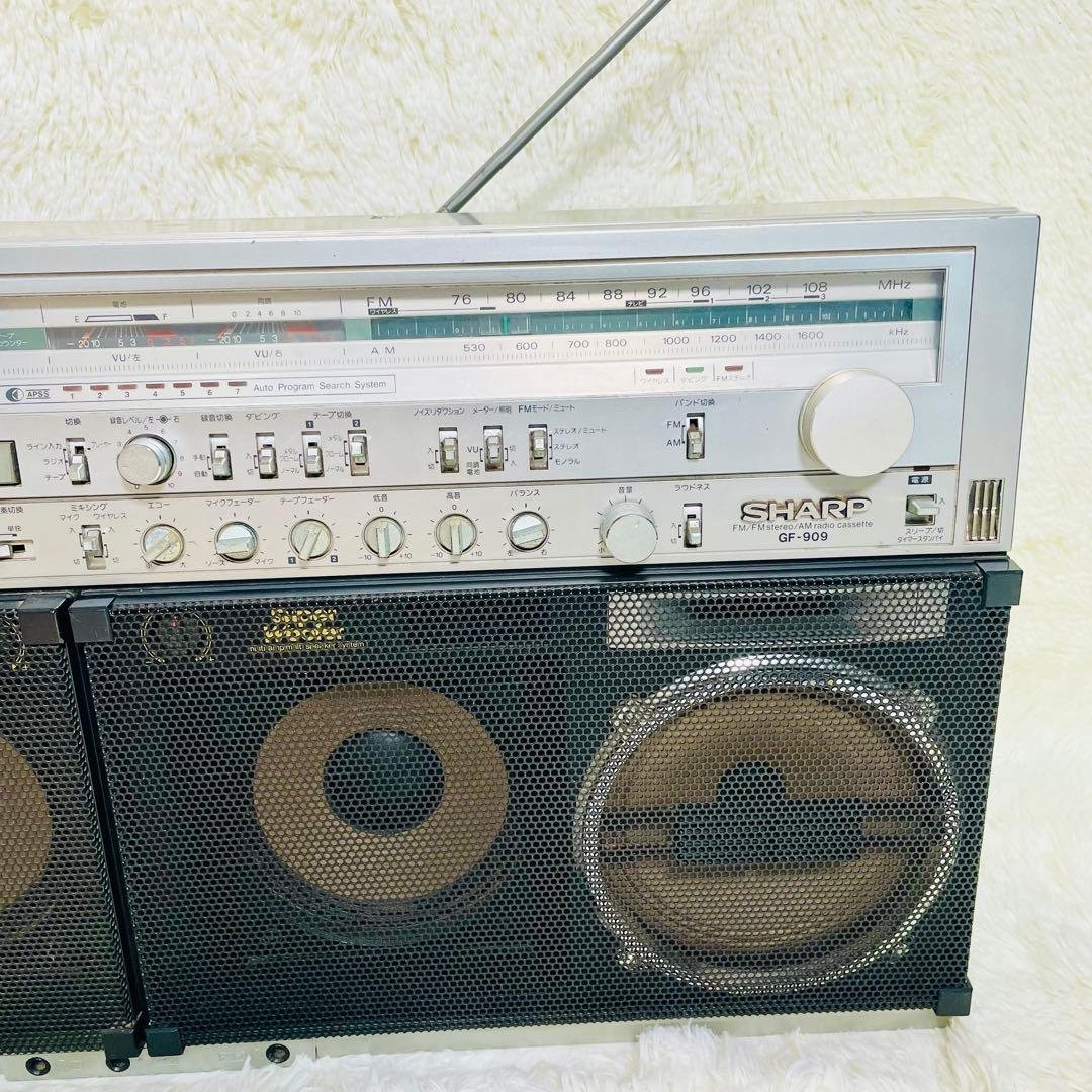 希少 現状品 SHARP GF-909 メタルテープ ラジカセ ビンテージ - メルカリ