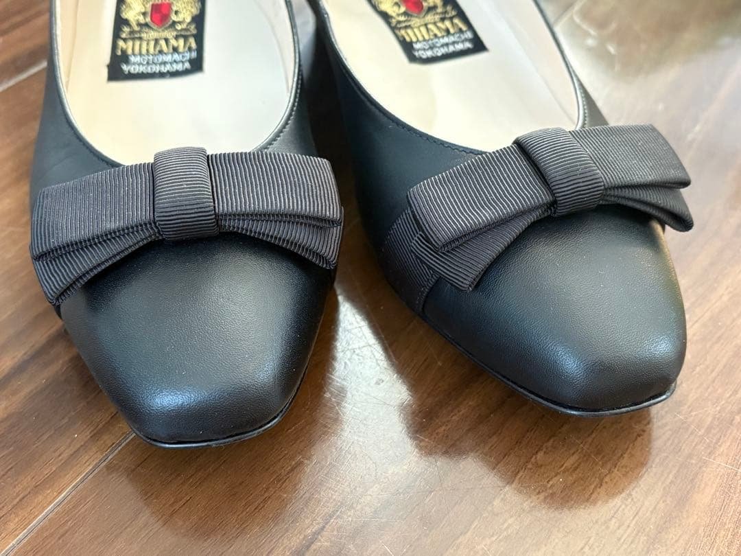 MIHAMA ミハマ　パンプス　23.5cm リボンパンプス