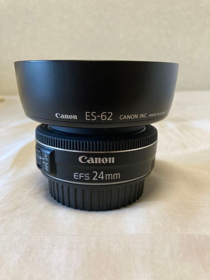 Canon EFS 24mm 単焦点広角マクロレンズ レンズフードES62付き 楽天市場】【ES-62】キャノン互換レンズフード Canon 一眼レフ 用 交換