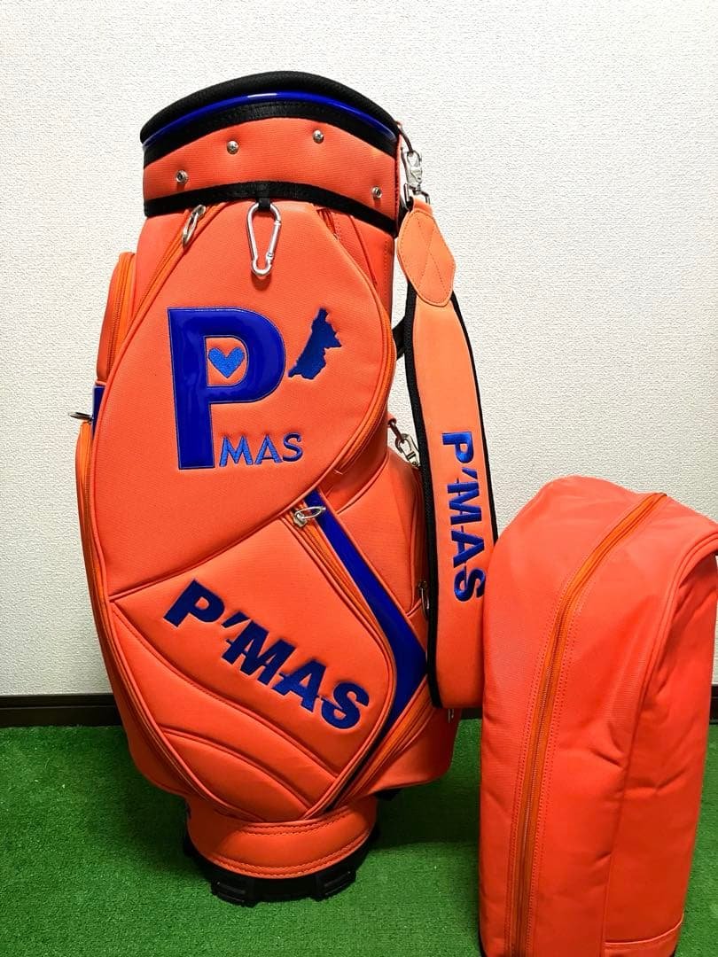 P`MAS キャディバッグ　稀少＆美品 楽天市場】限定モデル!! P'MAS GOLF キャディバッグ スタンドタイプ