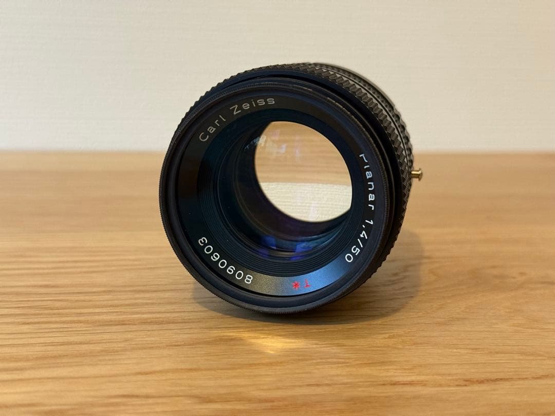 CONTAX Planar 50mm F1.4 MMJ プラナー　アダプター付き オールドレンズ】標準レンズの帝王と呼ばれる「CONTAX Carl Zeiss