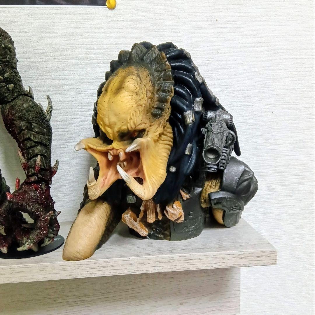 希少 プレデター バスト フィギュア 豆魚雷 正規品 全高19cm 幅19cm
