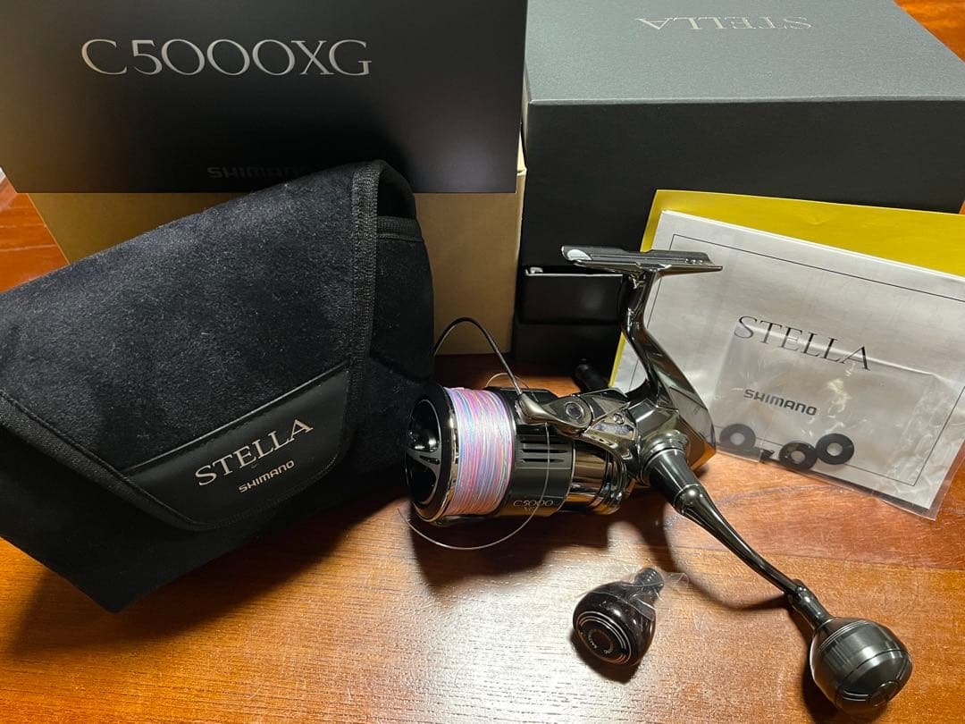 シマノ　22ステラ c5000xg ウッドハンドルノブ　リールスタンド シマノ 22ステラ C5000XG ハンドルノブ｜Yahoo!フリマ（旧PayPayフリマ）
