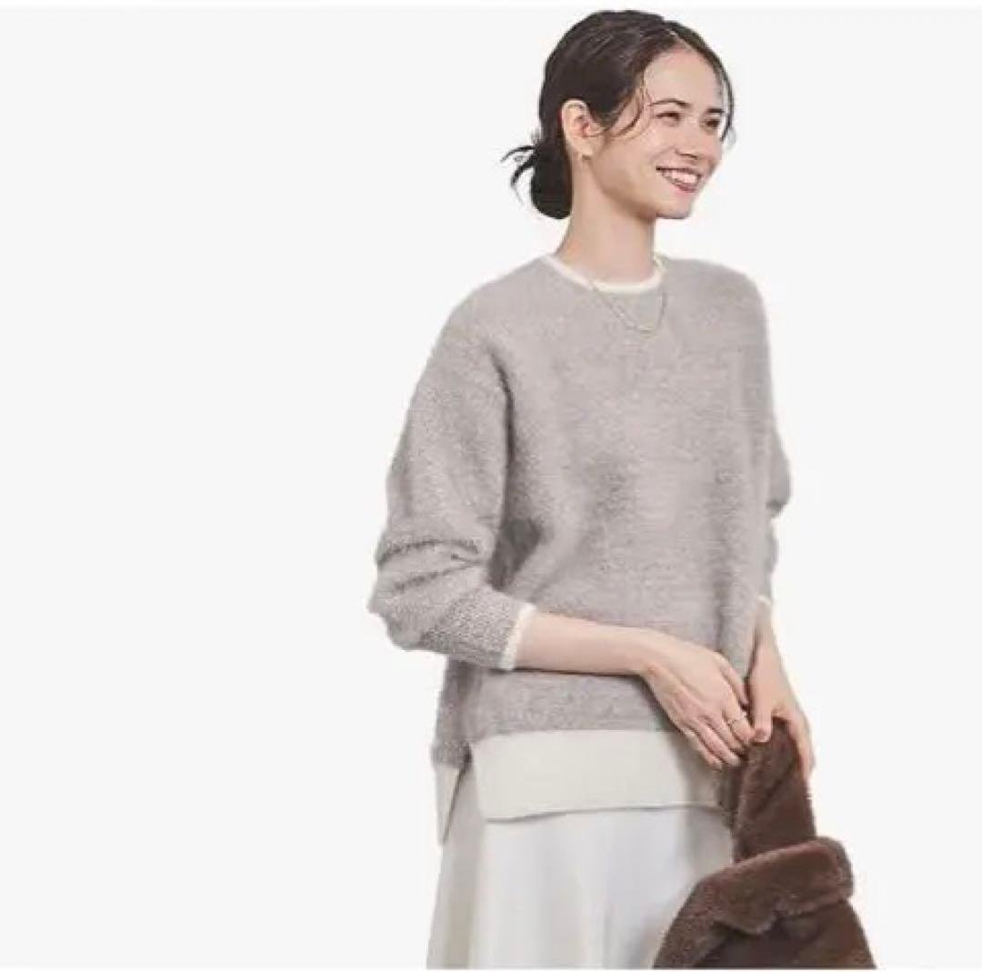 ユナイテッドアローズ フォックス カシミヤ クルーネックニット 23FW