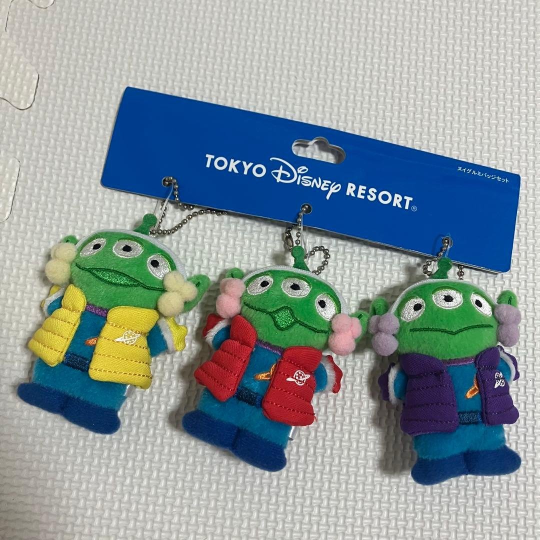 新品　トイストーリー　リトルグリーンメン ぬいぐるみバッジ