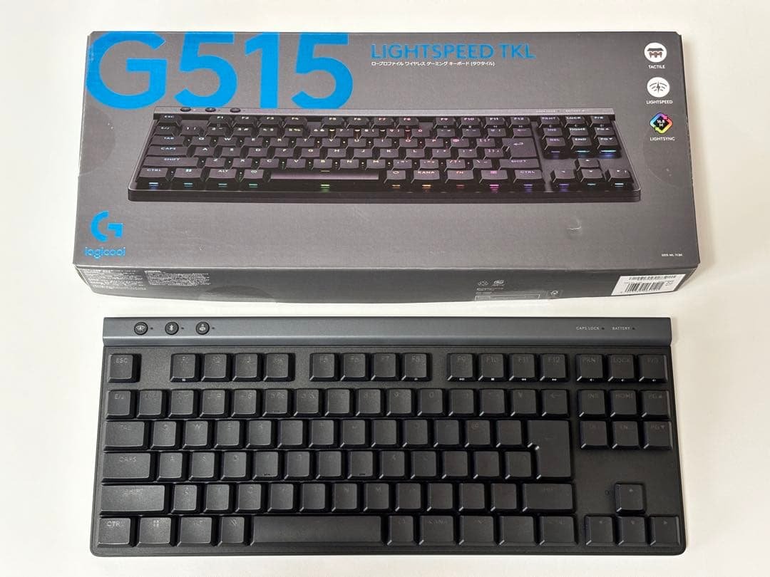 G515 LIGHTSPEED TKL ゲーミングキーボード G515 LIGHTSPEED TKL Wireless Gaming Keyboard | ロジクールG