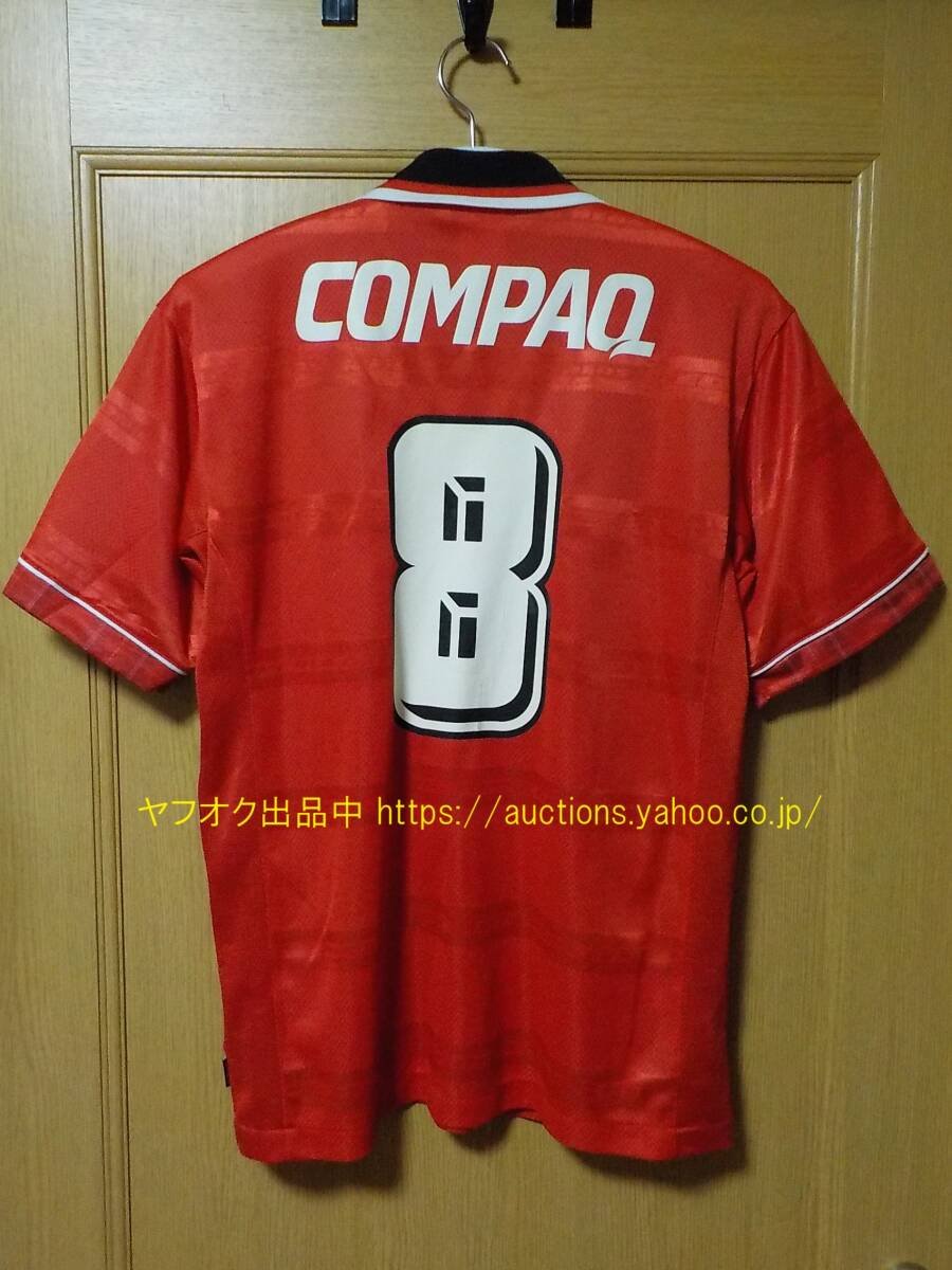 90s 当時物PUMA正規品 浦和レッズ 1999/2000 小野伸二 No 8 ホーム半袖
