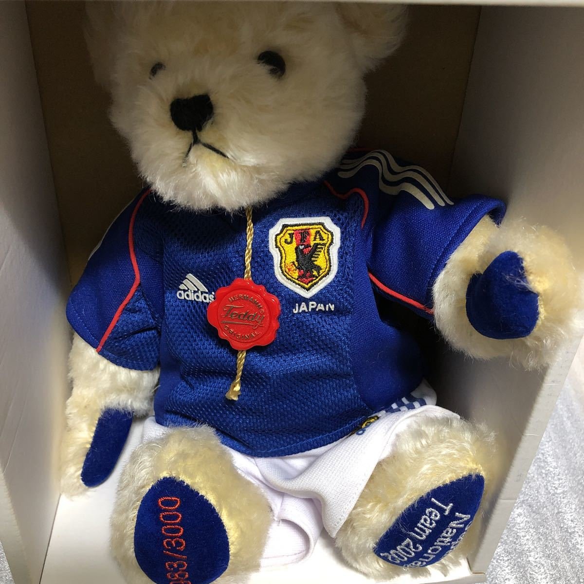 日韓ワールドカップ サッカー 2002 ハーマン ぬいぐるみ テディベア