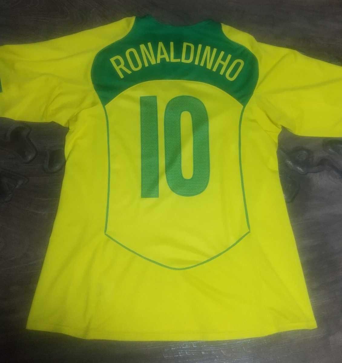 値下げ交渉 2004-05年 ブラジル代表 ロナウジーニョ NIKE MADE IN