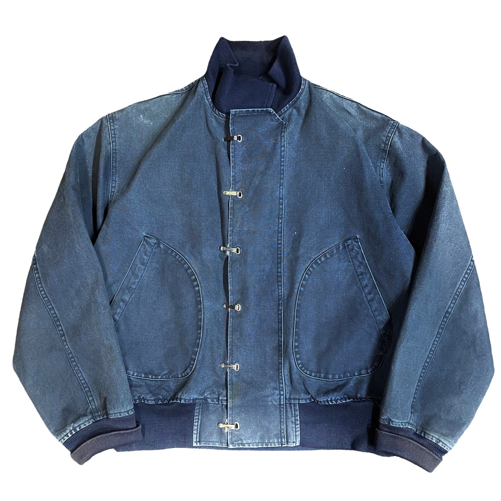 90s ナイスフェード Ralph Lauren デッキフックジャケット US.NAVY USN