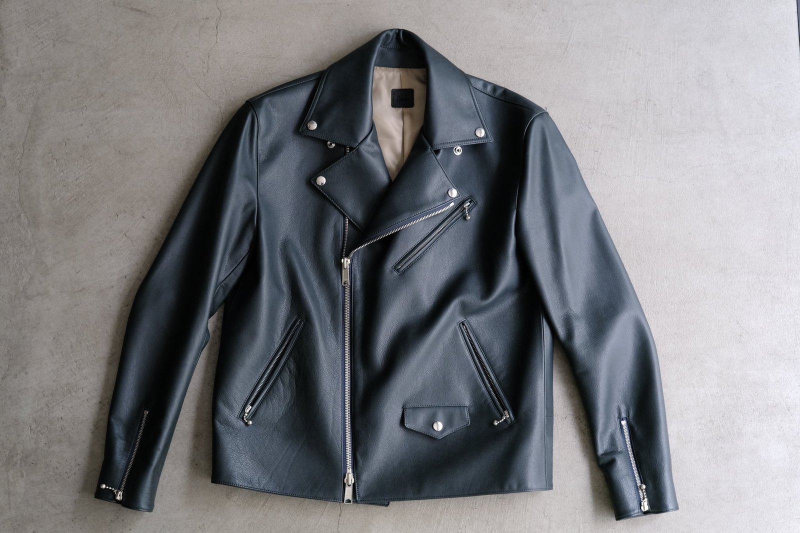 ライダースジャケット レザージャケット イタリア産 HORUS 牛革 本革