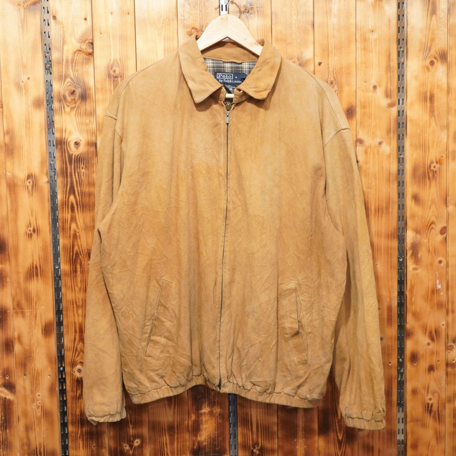 ralphlauren ポニーなし スウェードジャケット L/ポニー無し 革ジャン