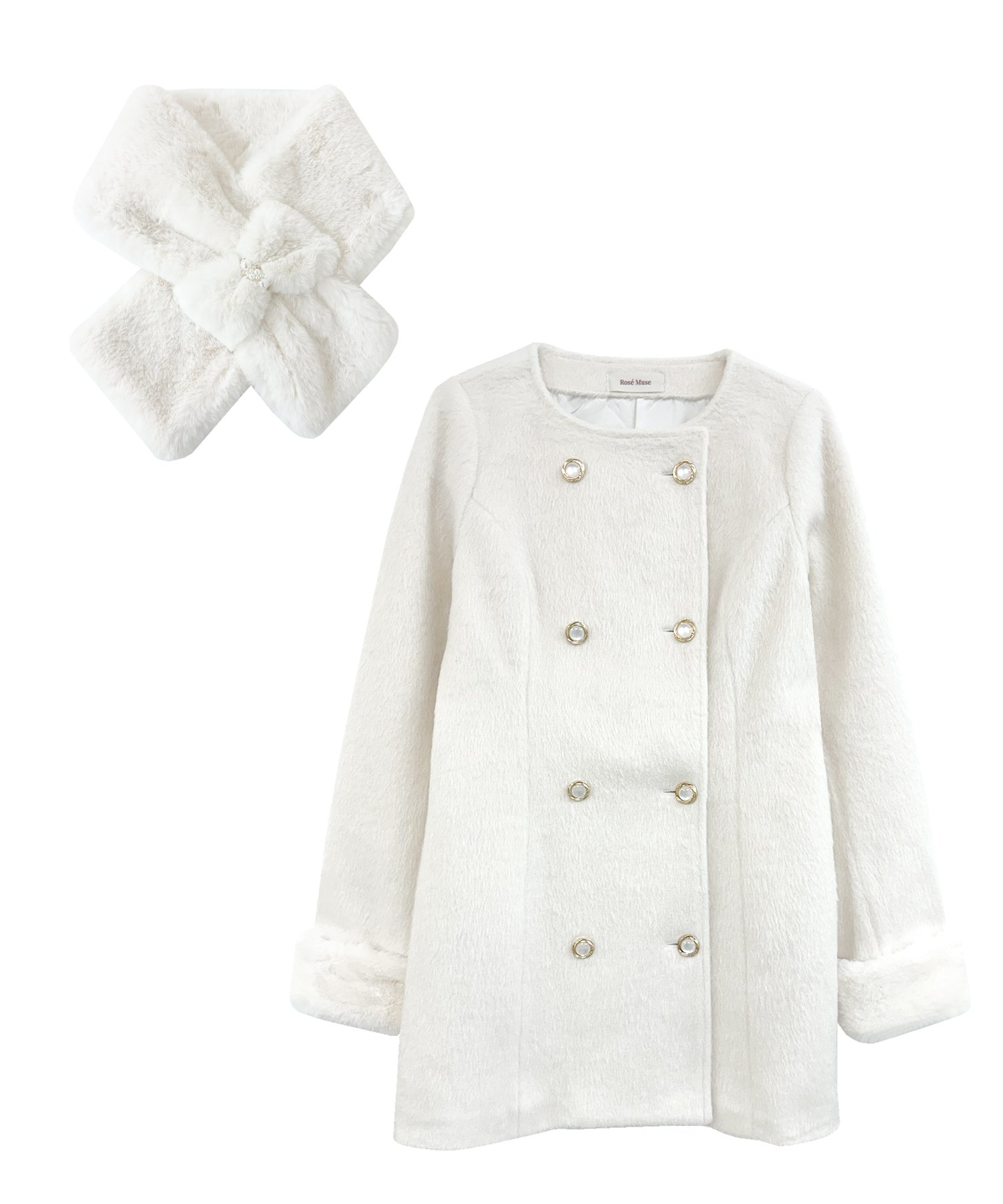 予約販売】 tippet muffler set coat – BUNNY APARTMENT