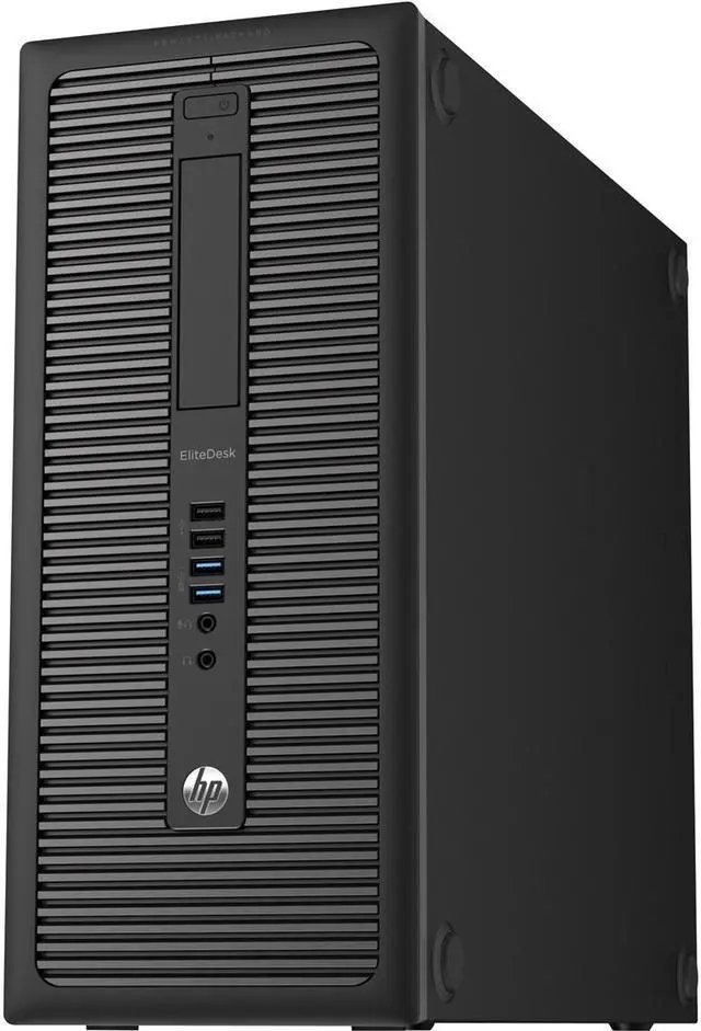 Refurbished: HP EliteDesk 800 G1 Computer Tower - 4th Gen Intel