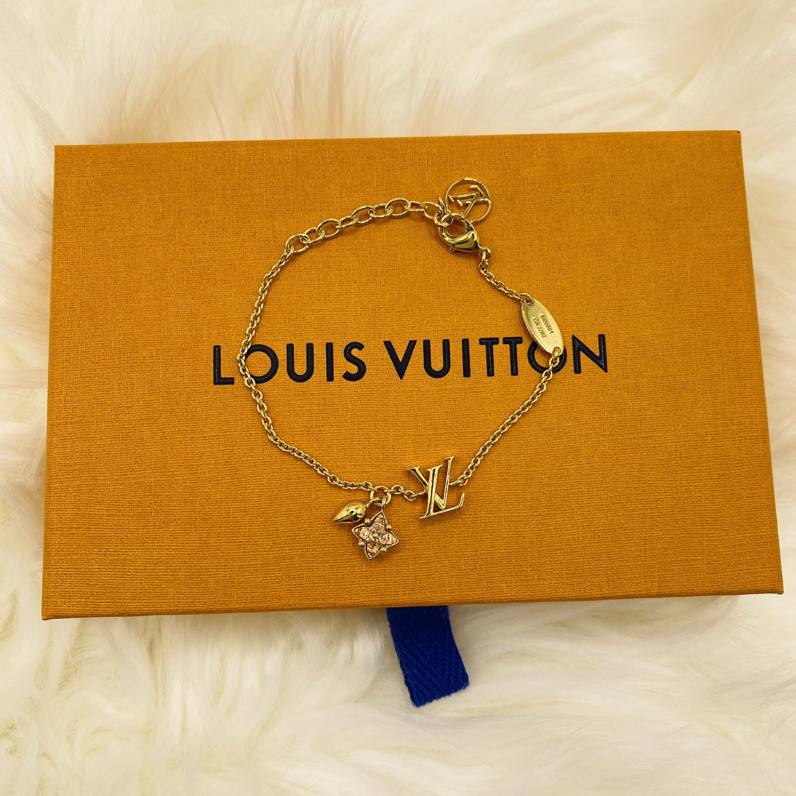 関税なし☆】ルイヴィトン ブレスレット ルルグラム ゴールド (Louis