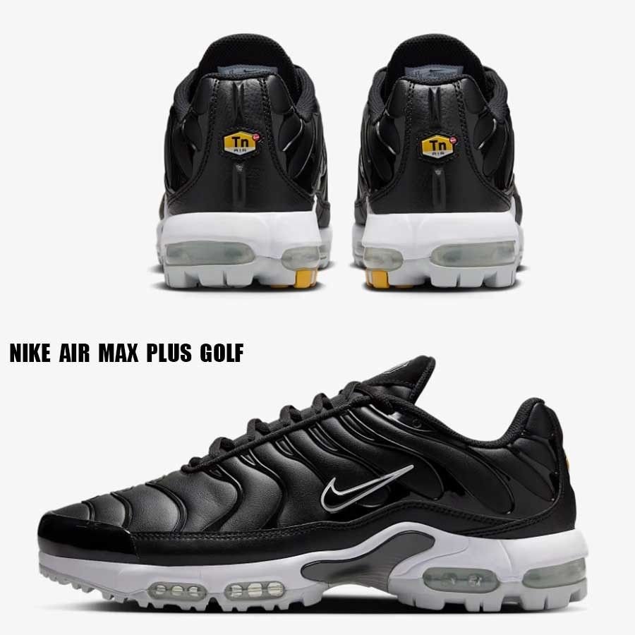 NIKE☆AIR MAX PLUS GOLF☆兼用☆ゴルフシューズ☆ブラック系 (Nike