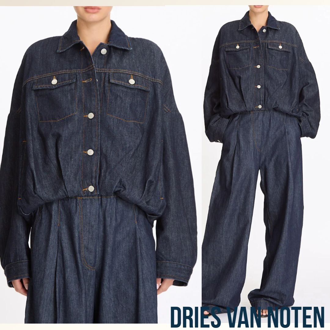 繊細なデザイン《DRIES VAN NOTEN》ヴェストデニムジャケット (Dries