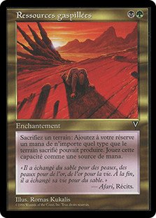 MTG VIS 資源の浪費/Squandered Resources 日本語2枚 MTG 資源の浪費