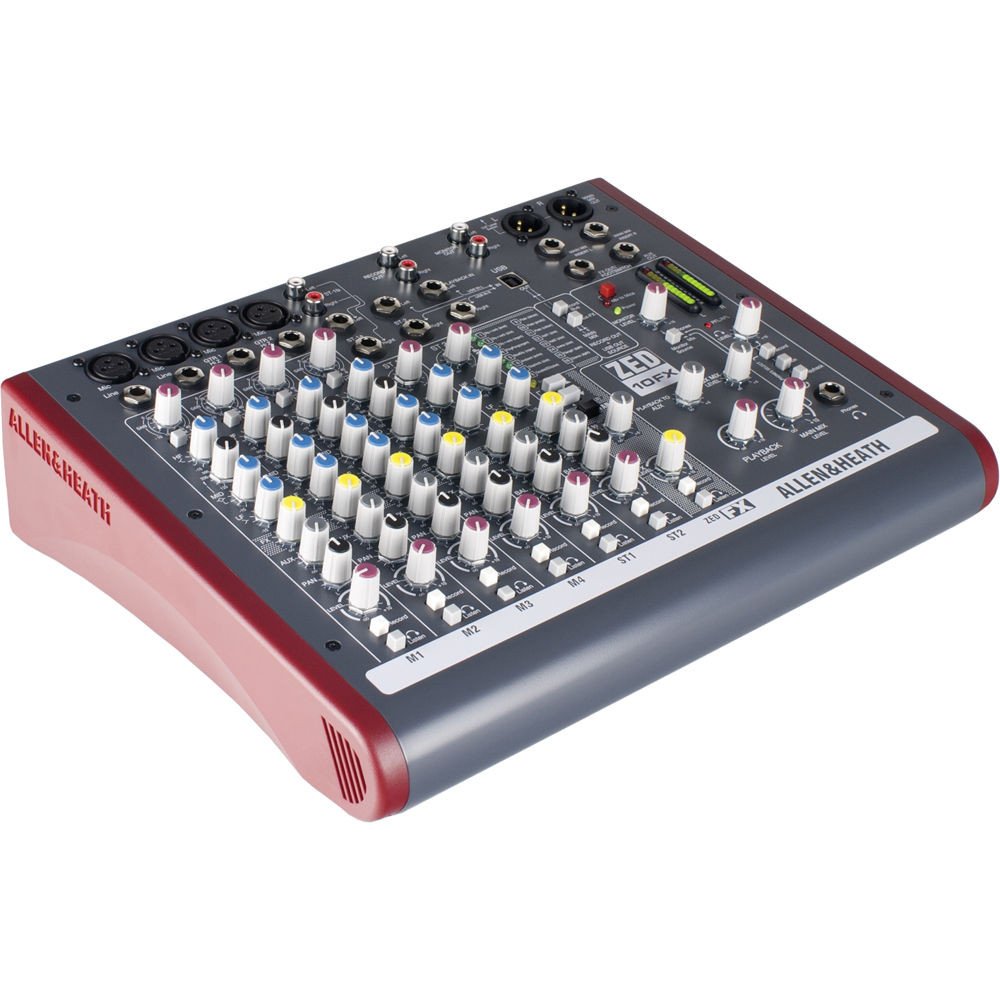 Allen & Heath ZED-10FX Mixer | FrontEndAudio.com