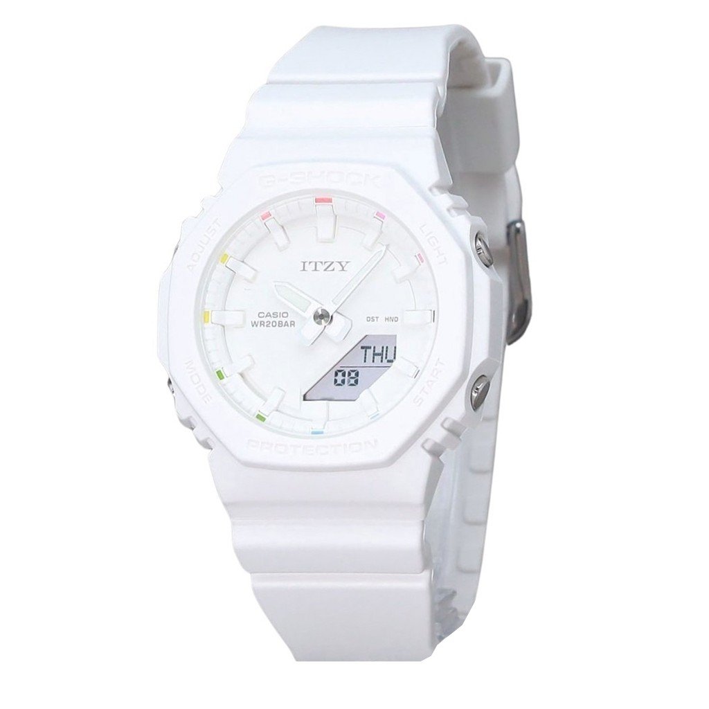 カシオ G-Shock アナログ デジタル ITZY コラボレーション ホワイト