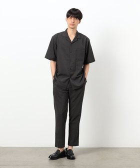 ファンクショナル リネンライク オープンカラーシャツ（47-33IG07-204